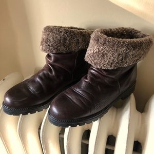 La Canadienne Sherpa lined booties